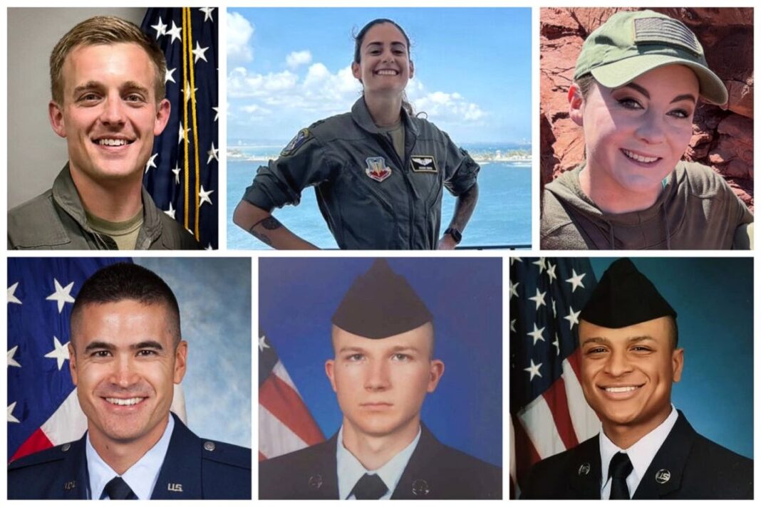 6 Airmen killed in refueling plane crash in Iraq.