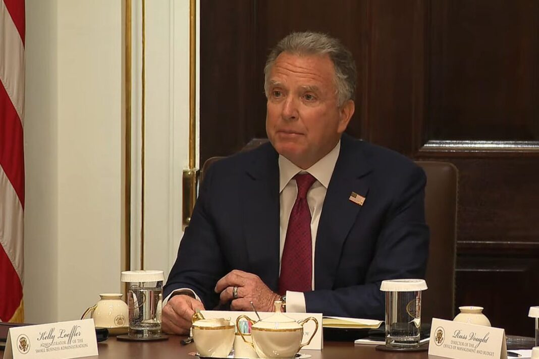 Special presidential envoy Steve Witkoff participates in a Cabinet Meeting, Mar. 26, 2026