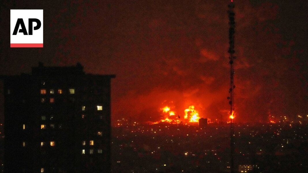 Huge flames in Tehran as Israeli airstrikes hit Iran oil depot and refinery