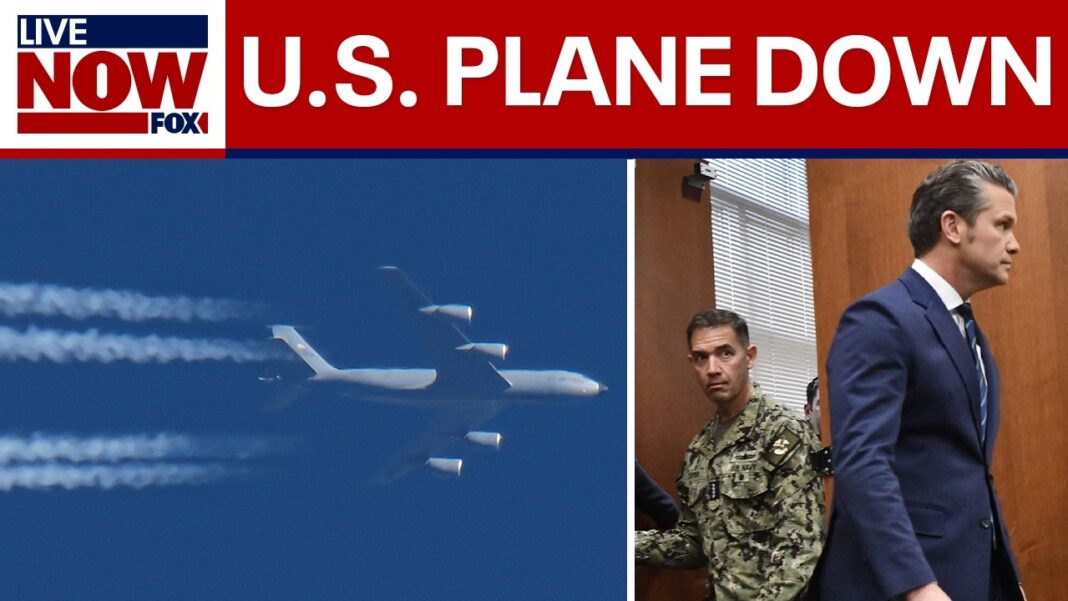 US refueling plane goes down in Iraq, CENTCOM says