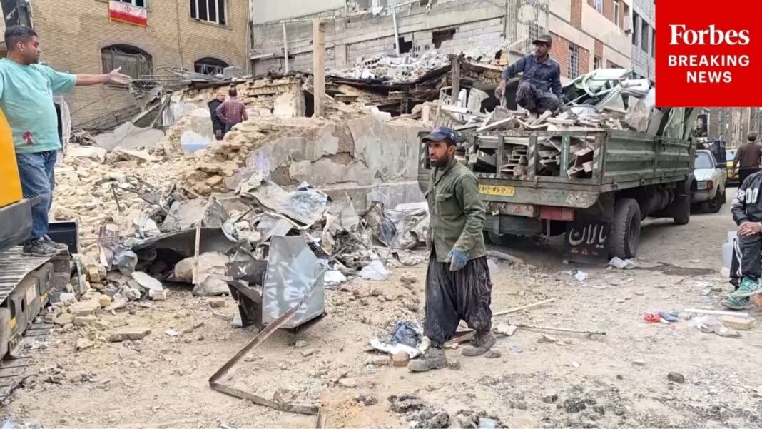 RAW FOOTAGE: Iranian Capital Of Tehran Partially Destroyed As Joint U.S.-Israeli Strikes Target City