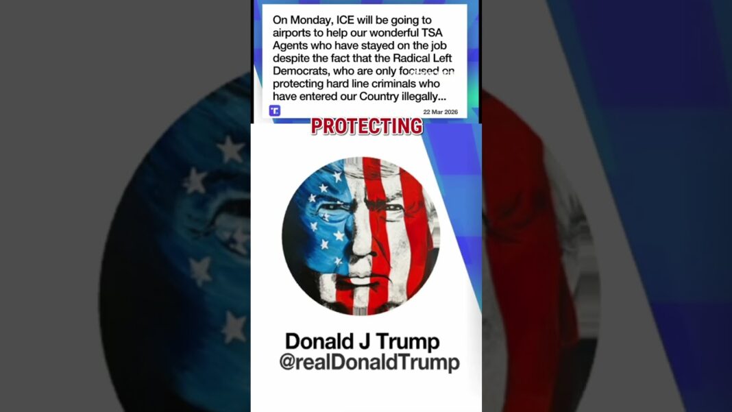 BREAKING: Trump says ICE will be at US airports next week