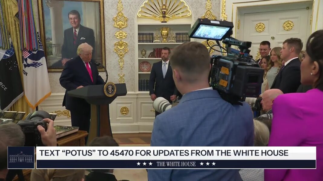 President Trump Participates in a Swearing-In Ceremony for the Secretary of Homeland Security