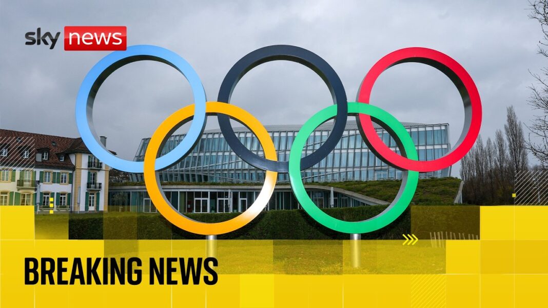 IOC news conference after transgender women banned from Olympics