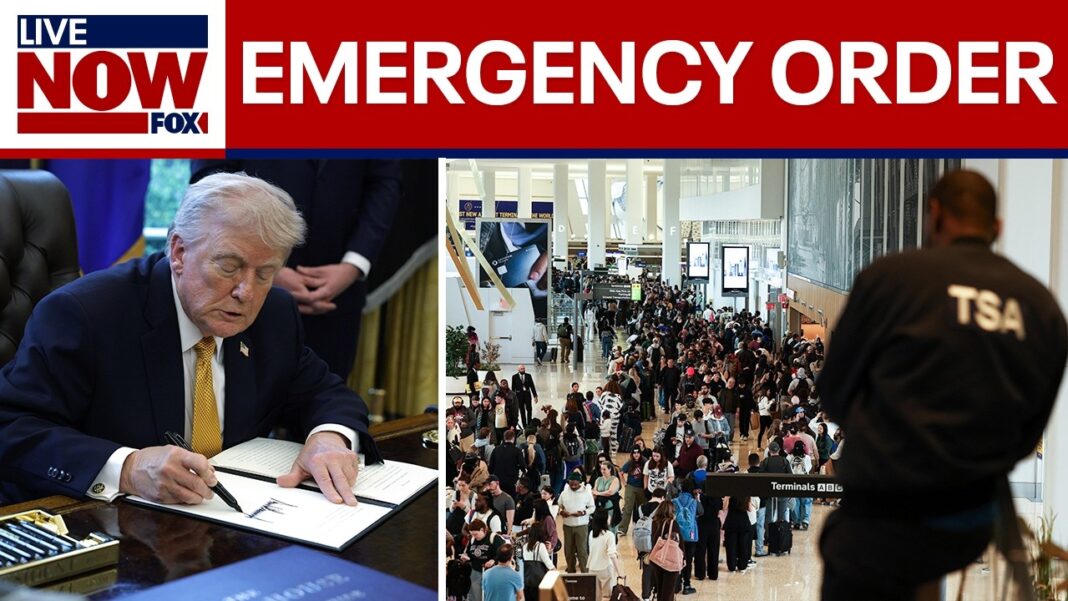 BREAKING: Trump says he'll sign order to 'immediately pay' TSA agents