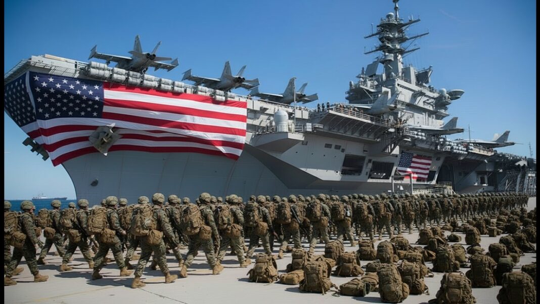 45,000 Marines of USS Comstock & USS Tripoli Rapid Response Operation Near the Strait of Hormuz