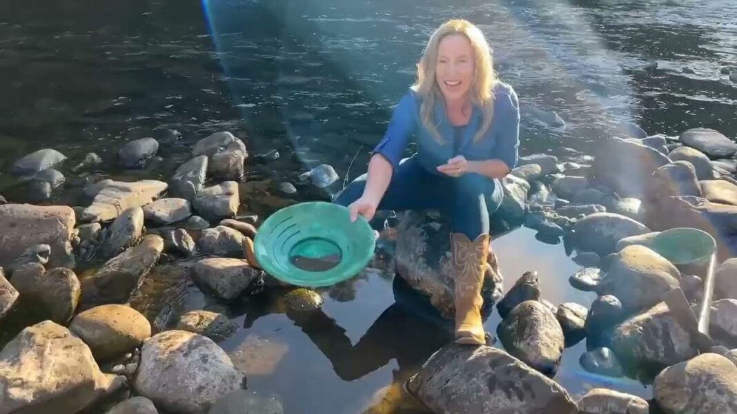 Miners search for gold outside of Angels Camp, Calif., on Feb. 5, 2026.