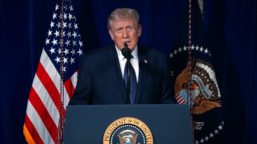 President Donald Trump Gives Update on Operation Epic Fury