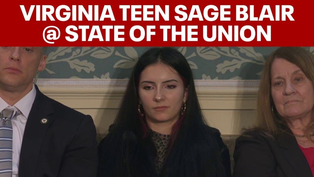 WATCH: Virginia teen Sage Blair at State of the Union