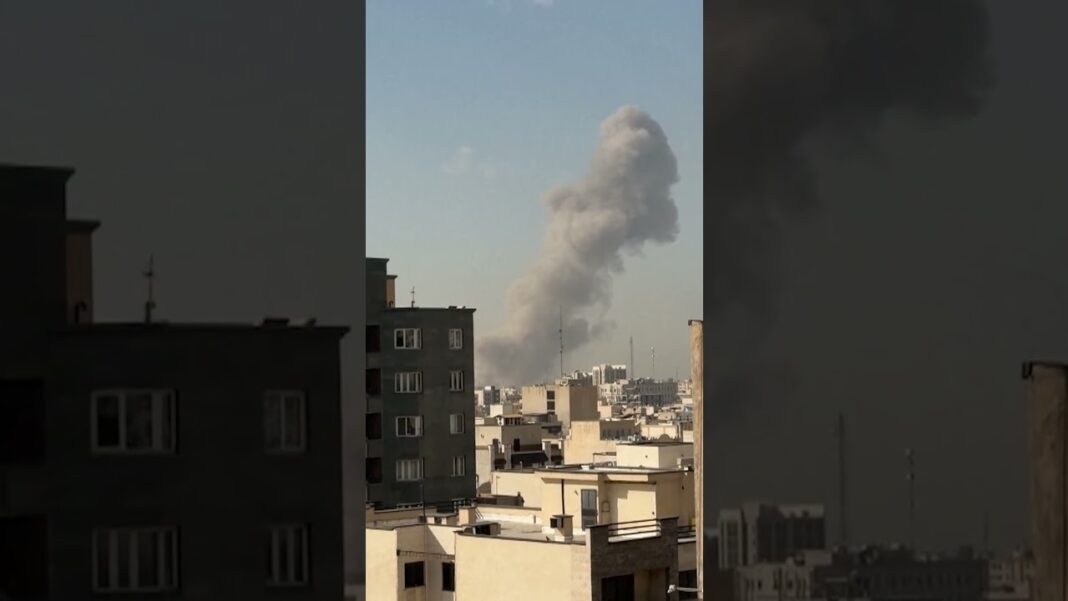 Explosions in Iran’s Capital City After US-Israeli Attack