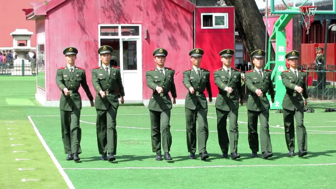 Imperial Palace Guards in Training, Beijing, China - HD