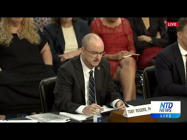 Sen. Blumenthal Dismissed by Dr. Toby Rogers in Epic Senate Hearing Mic Drop on Vaccine Corruption