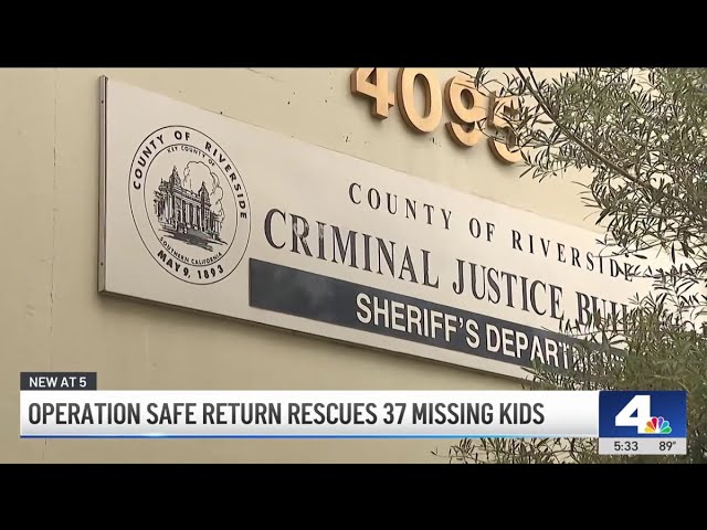Nearly 40 missing teens found, rescued in Riverside County