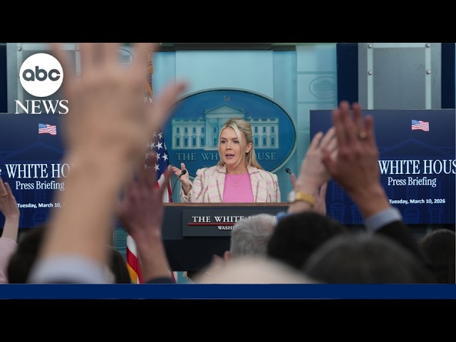 War will end with Iran's 'unconditional surrender,' Leavitt says