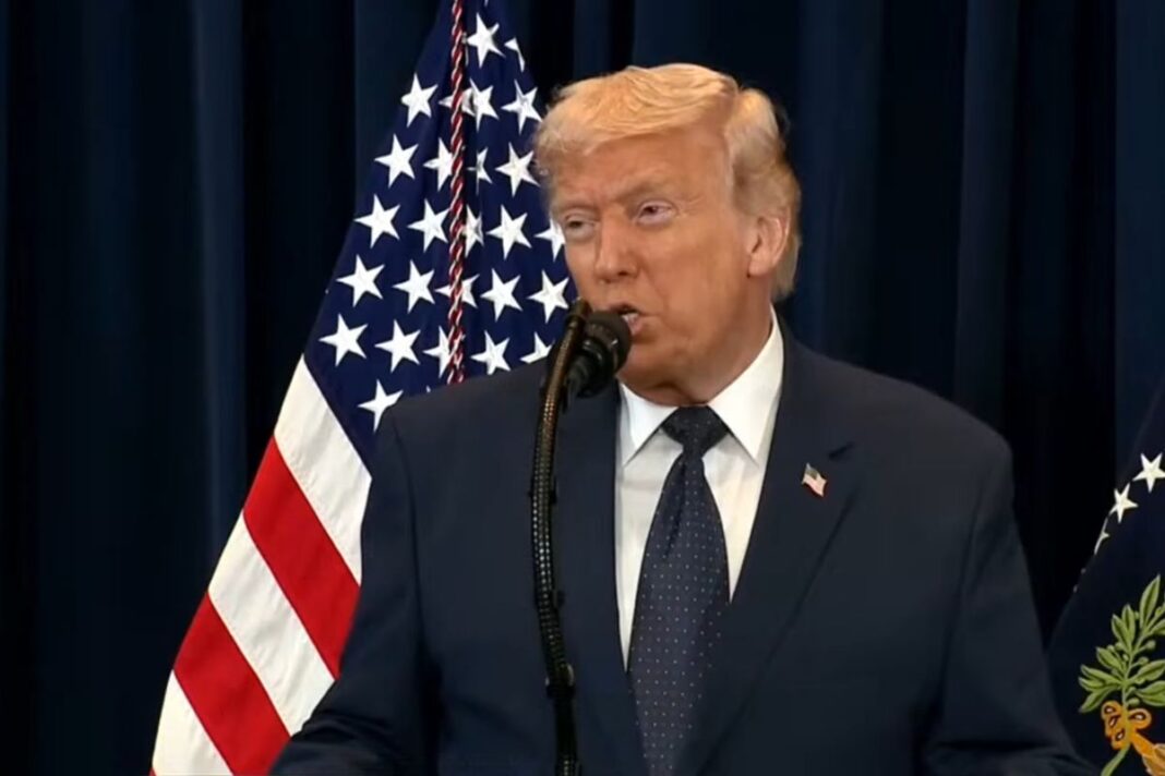 President Donald Trump Speaks about Iran on March 26, 2026