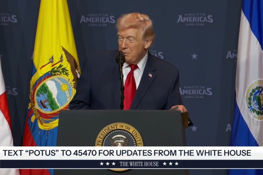 President Trump Delivers Remarks to the Shield of Americas Summit