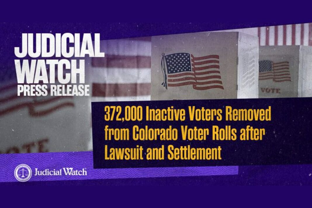 372,000 Inactive Voters Removed from Colorado Voter Rolls after Lawsuit and Settlement