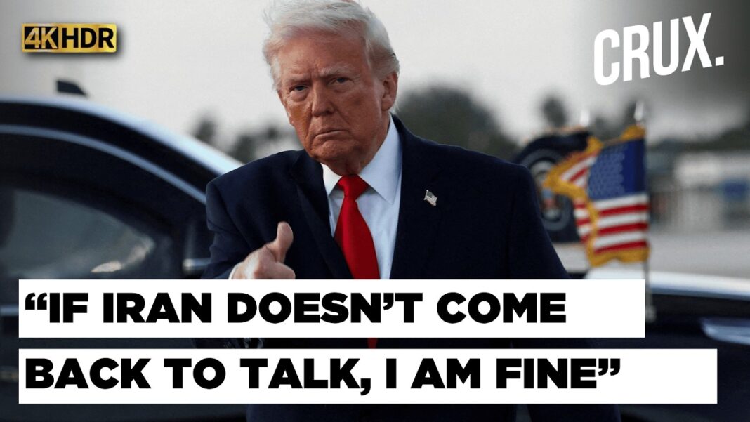 Trump Shrugs Off Failed US-Iran Talks, Says He 'Doesn't Care' If Tehran Returns To Negotiation Table