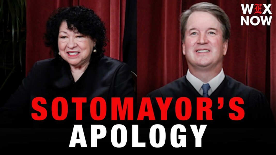 Sonia Sotomayor issues rare public apology to Brett Kavanaugh over ‘hurtful’ comments
