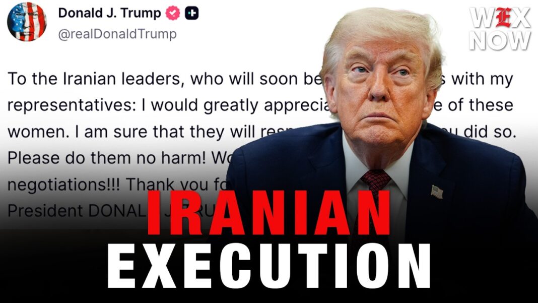 Donald Trump asks Iranian regime to release eight women slated for execution
