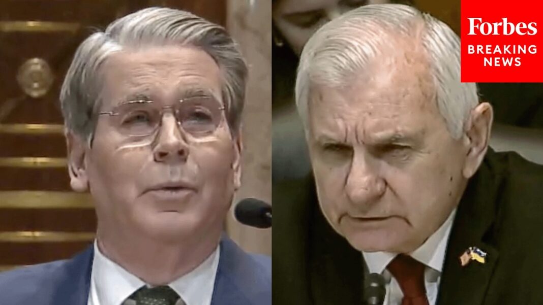 'How Fast Will The Price Of Gasoline Come Down?': Jack Reed Asks Scott Bessent Point Blank