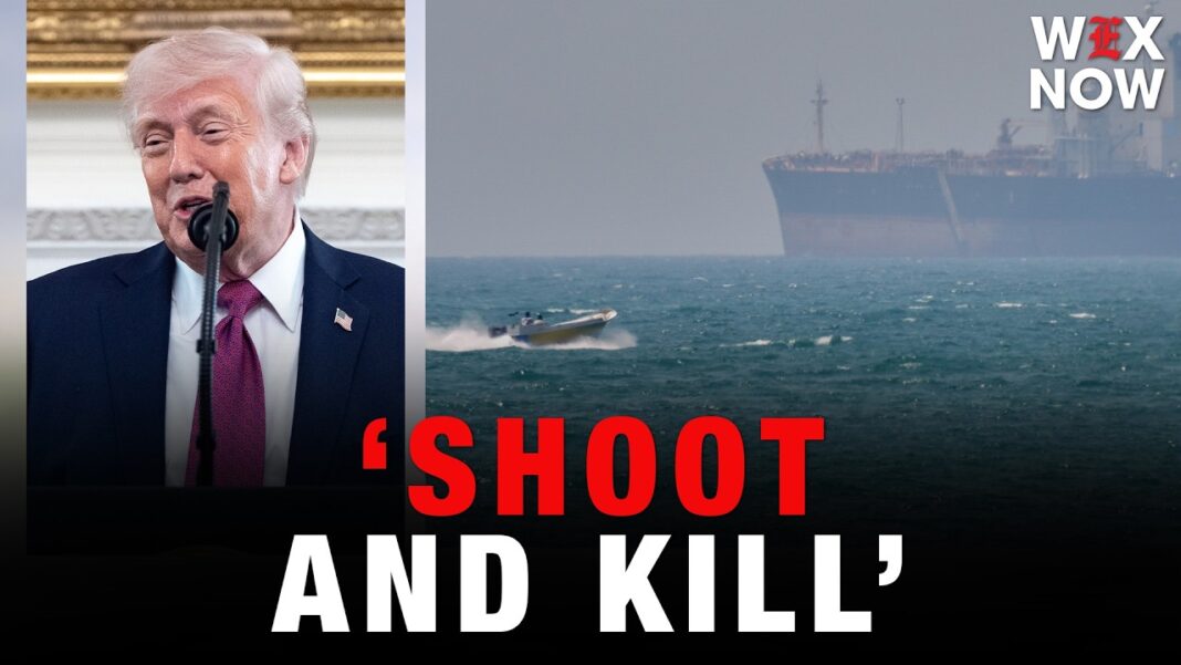 Donald Trump orders Navy to destroy any boats laying mines in Strait of Hormuz