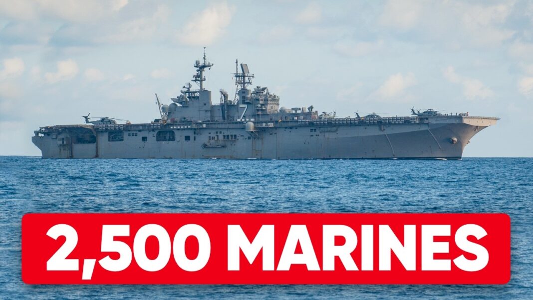 USS Tripoli and 2,500 Marines Deployed Near Iran | US Military Build-Up