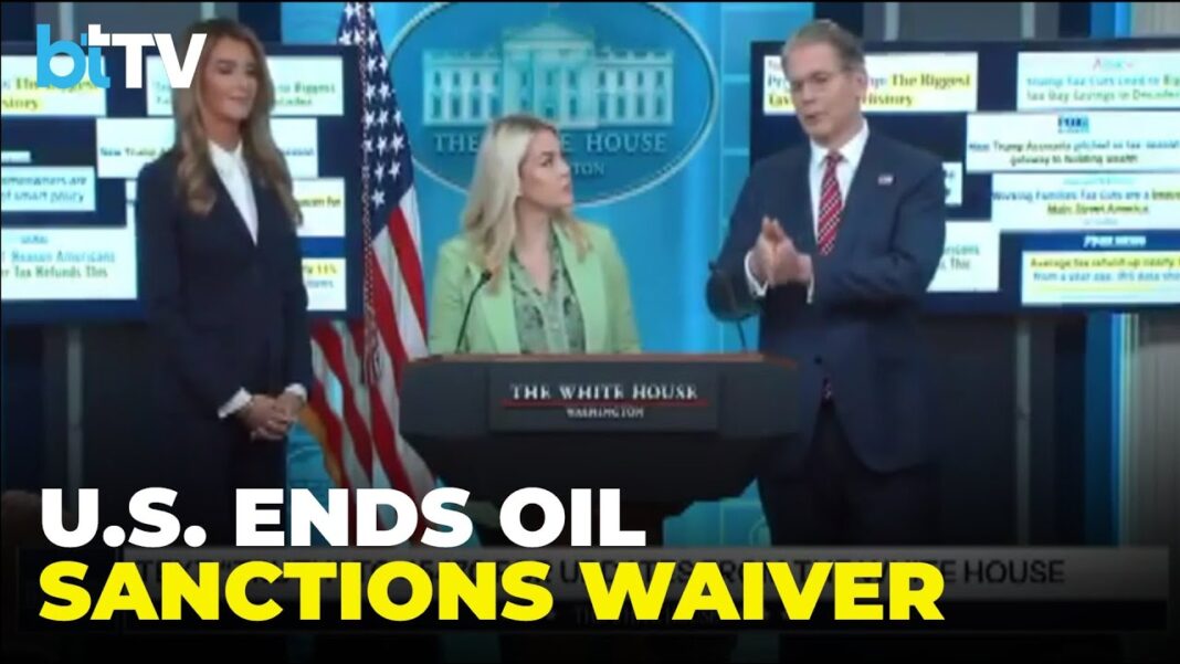 Bessent says US Will Not Renew Waivers for Iranian and Russian Oil | Dawn News English