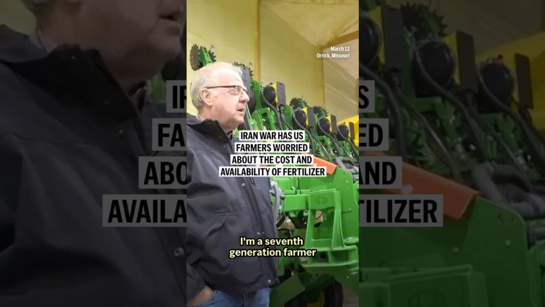 Iran war has US farmers worried about the cost and availability of fertilizer