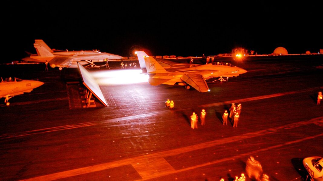 F/A-18 Super Hornet High-Risk Midnight Operations Aboard USS Gerald R. Ford (CVN-78)