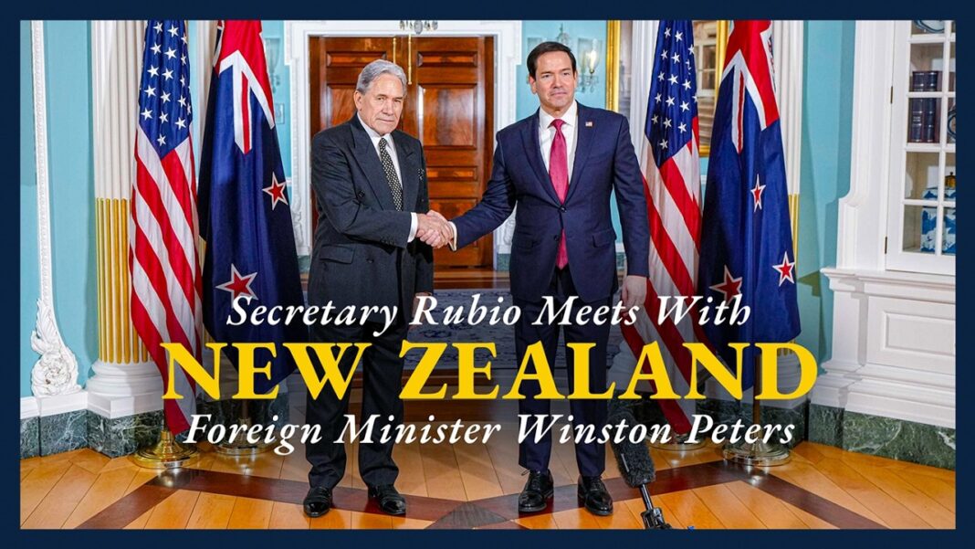 Secretary Rubio meets with New Zealand Foreign Minister Winston Peters