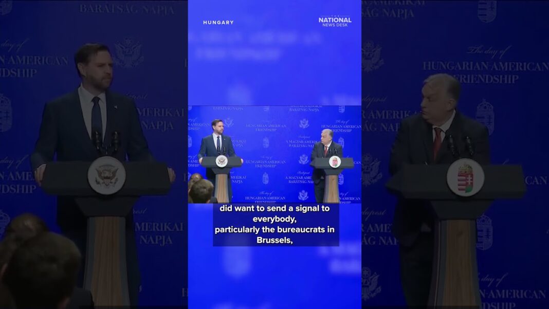 Vance endorses Hungary Prime Minister Viktor Orban for re-election bid