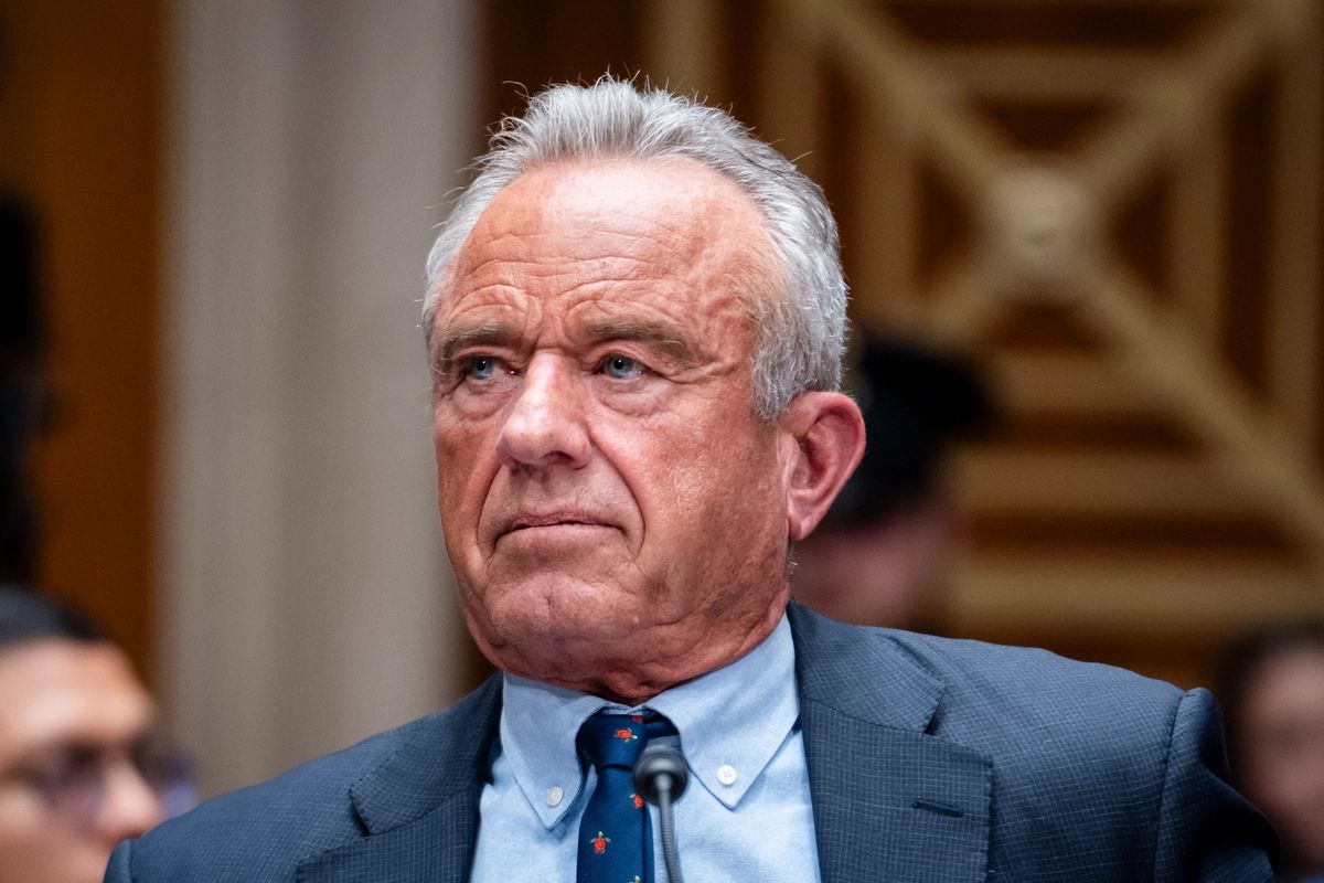 Health Secretary Robert Kennedy Jr. testifies on Capitol Hill in Washington on April 22, 2026.