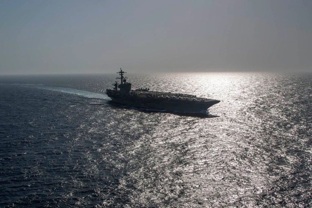 USS Abraham Lincoln continues operations in the Arabian Sea.