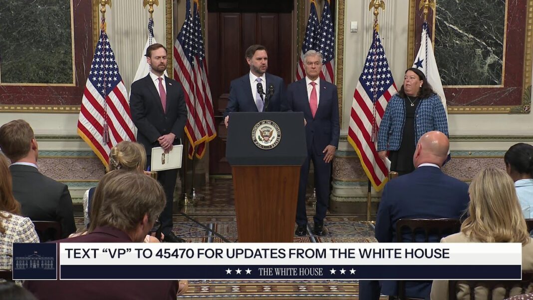 Vice President JD Vance’s Press Conference on Anti-Fraud Initiatives