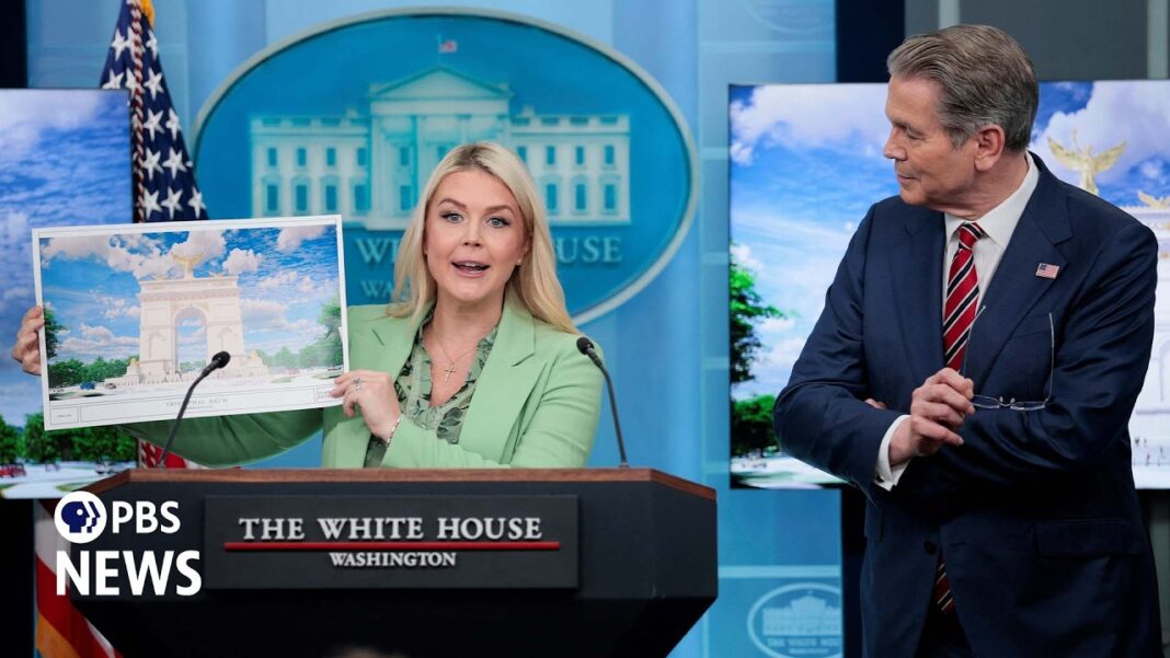 WATCH: White House shares details of Trump's proposed 'Triumphal Arch'