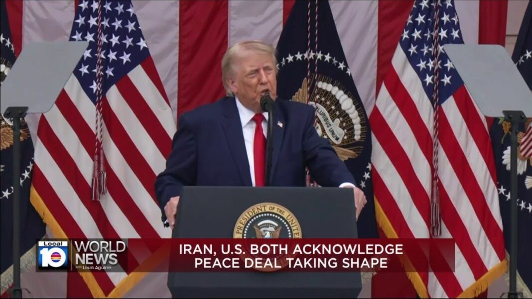 Trump speaks on potential peace deal with Iran