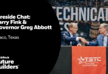 WATCH: Larry Fink Demands Access to Americans’ Savings, Pension Funds to Bankroll AI Texas Future Builders | Fireside chat: Larry Fink & Governor Greg Abbott