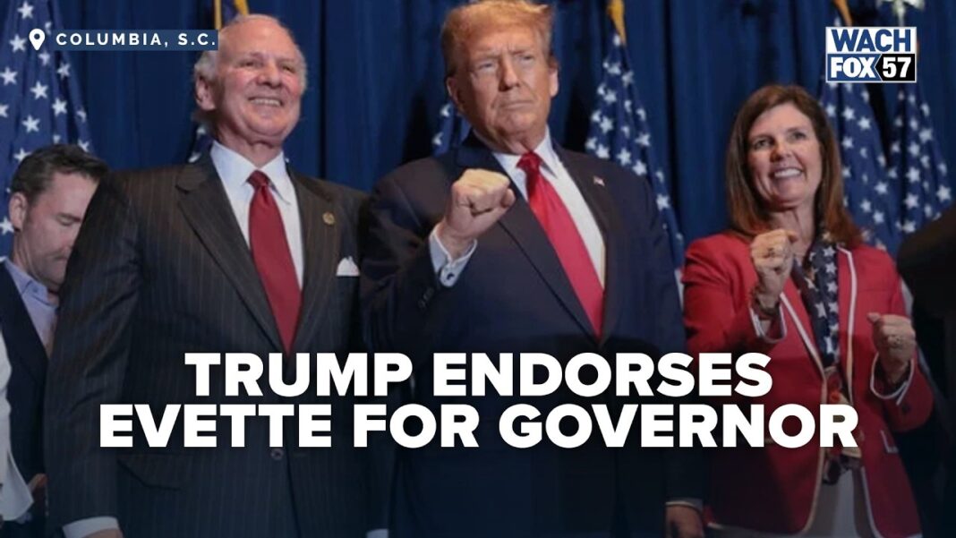 President Trump Endorses Pamela Evette for S.C. Governor