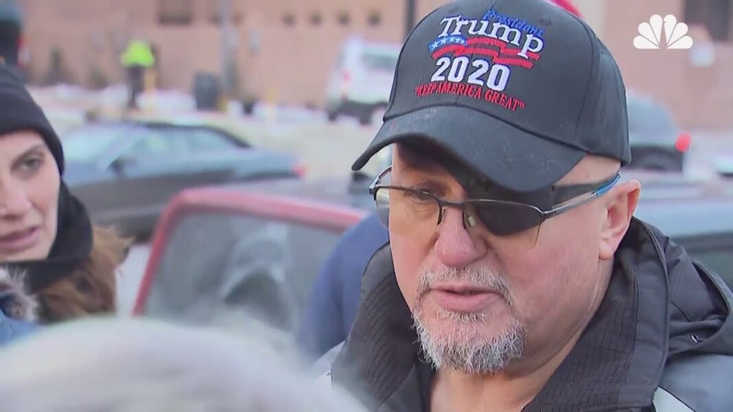 Texan Stewart Rhodes spoke outside detention facility hours after being pardoned by Trump