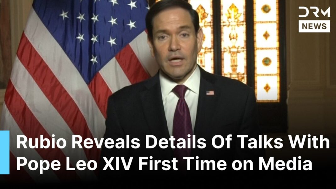 “Church Has A Role In Peace,” Rubio Breaks Silence On Meeting With Pope Leo In Italy Visit | AC1B