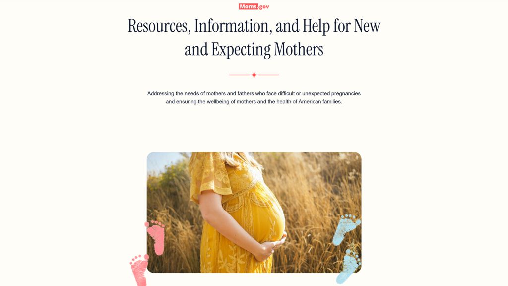 Moms.gov Offers Resources, Information, and Help for New and Expecting Mothers