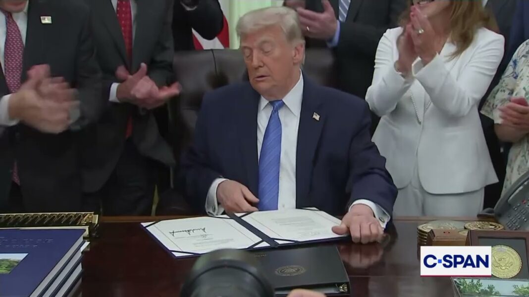 President Trump Signs ICE and Border Patrol Funding Bill