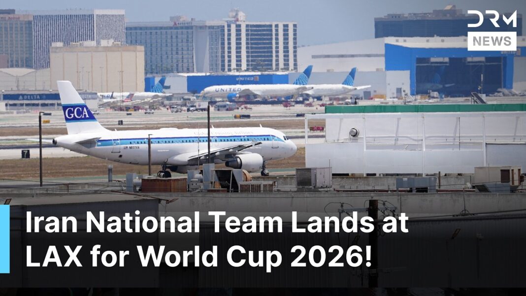HISTORIC MOMENTS: Iran National Soccer Team Arrives at LAX Ahead of FIFA World Cup Match | AD1Z