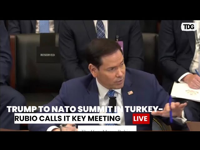 Live: Rubio Says Trump To Attend NATO Summit In Turkey, Calls It Key Meeting For Alliance Future