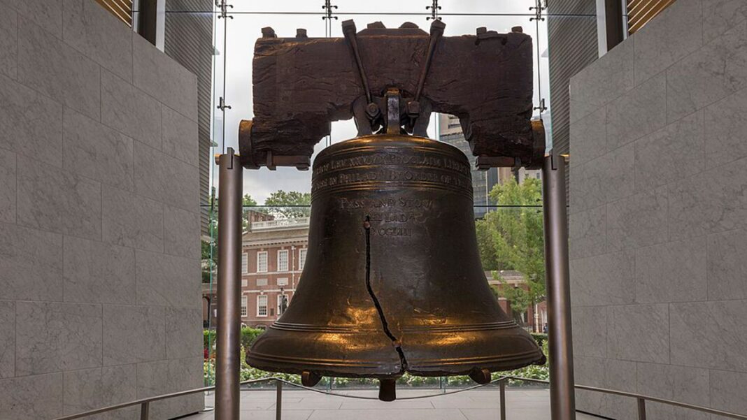 The Liberty Bell, symbol of American independence