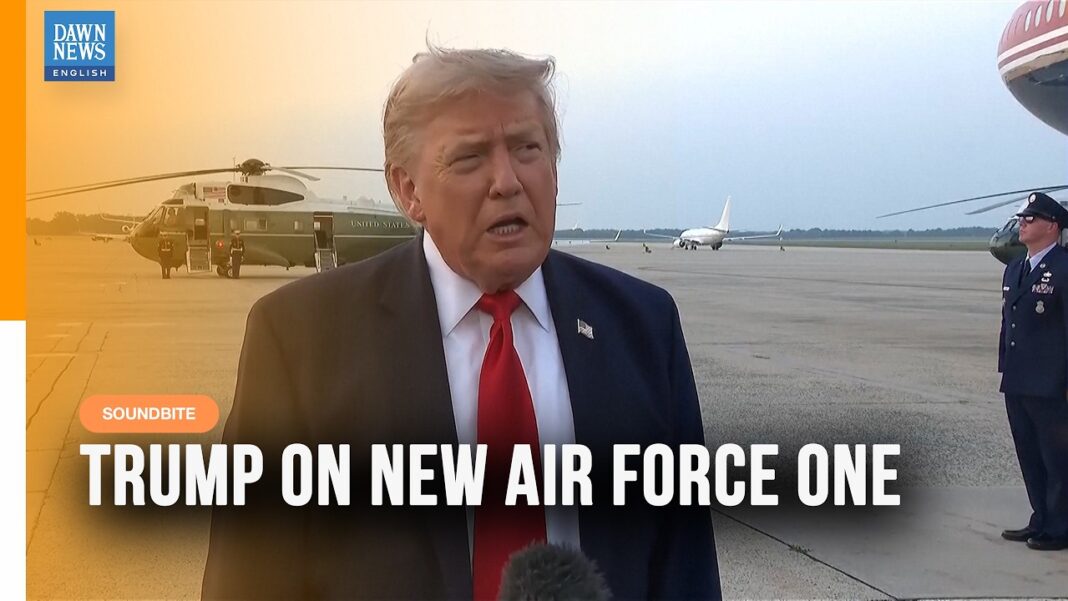Trump Says Qatar's Air Force One Will Get 'Maxed Out' Upgrades | Dawn News English
