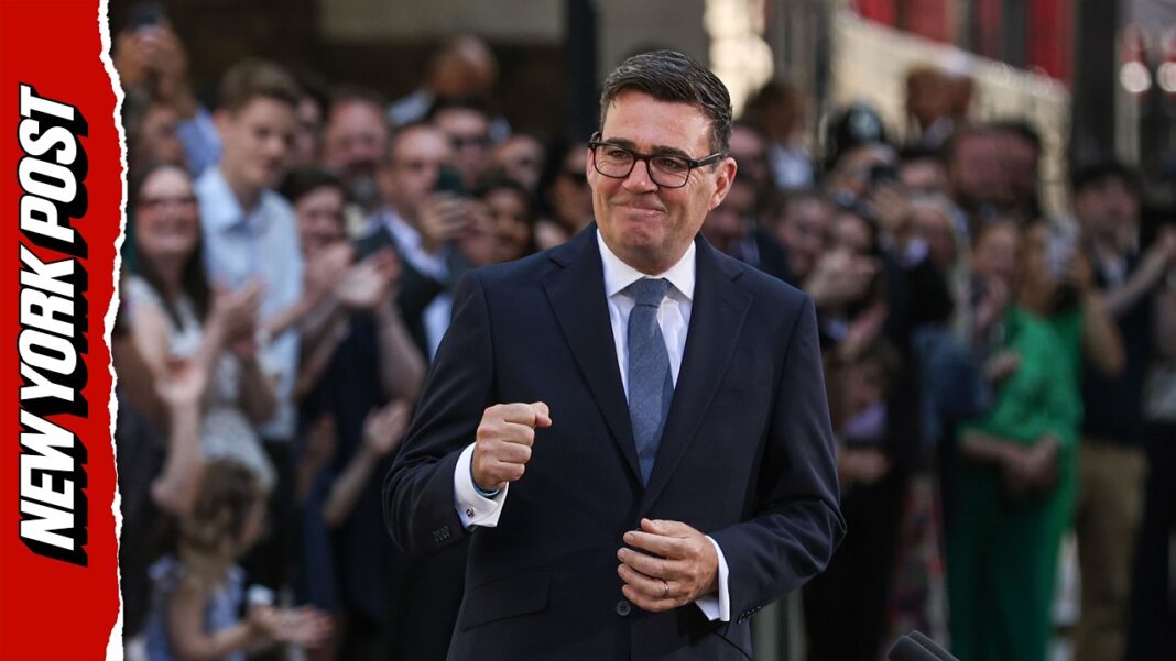 New UK Prime Minister Andy Burnham Delivers First Speech