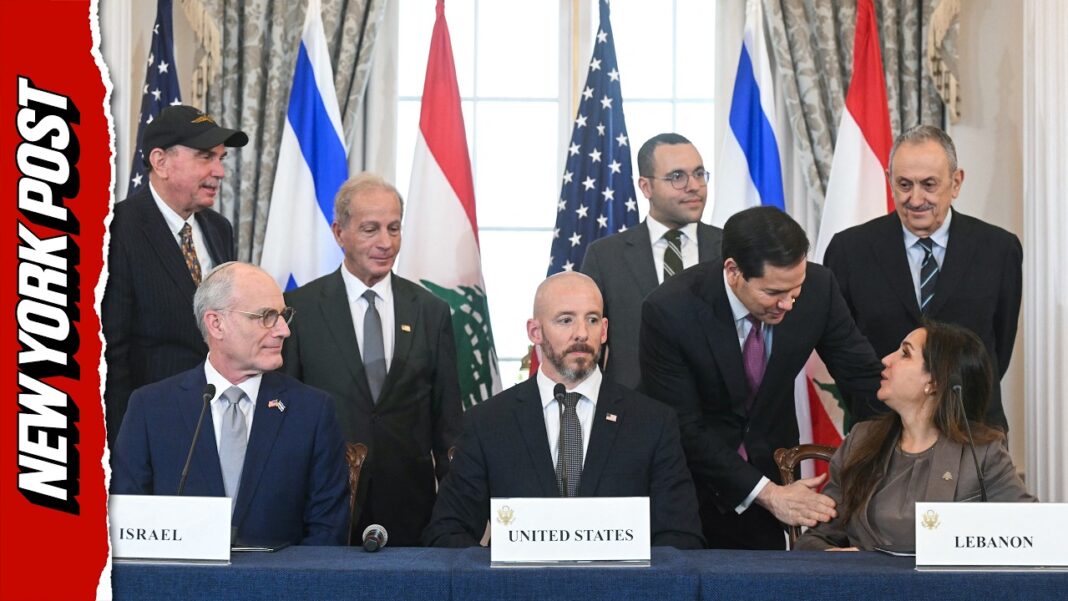 Rubio Reveals Israel-Lebanon Framework Peace Agreement: 'It's the Beginning of the Beginning'