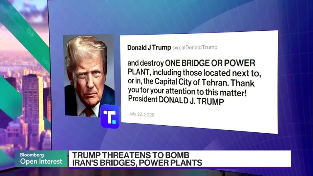 Trump Threatens to Target Iranian Infrastructure